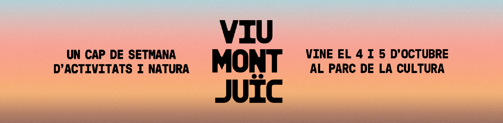 banner festa viu montjuic cap setmana 4 i 5 octubre